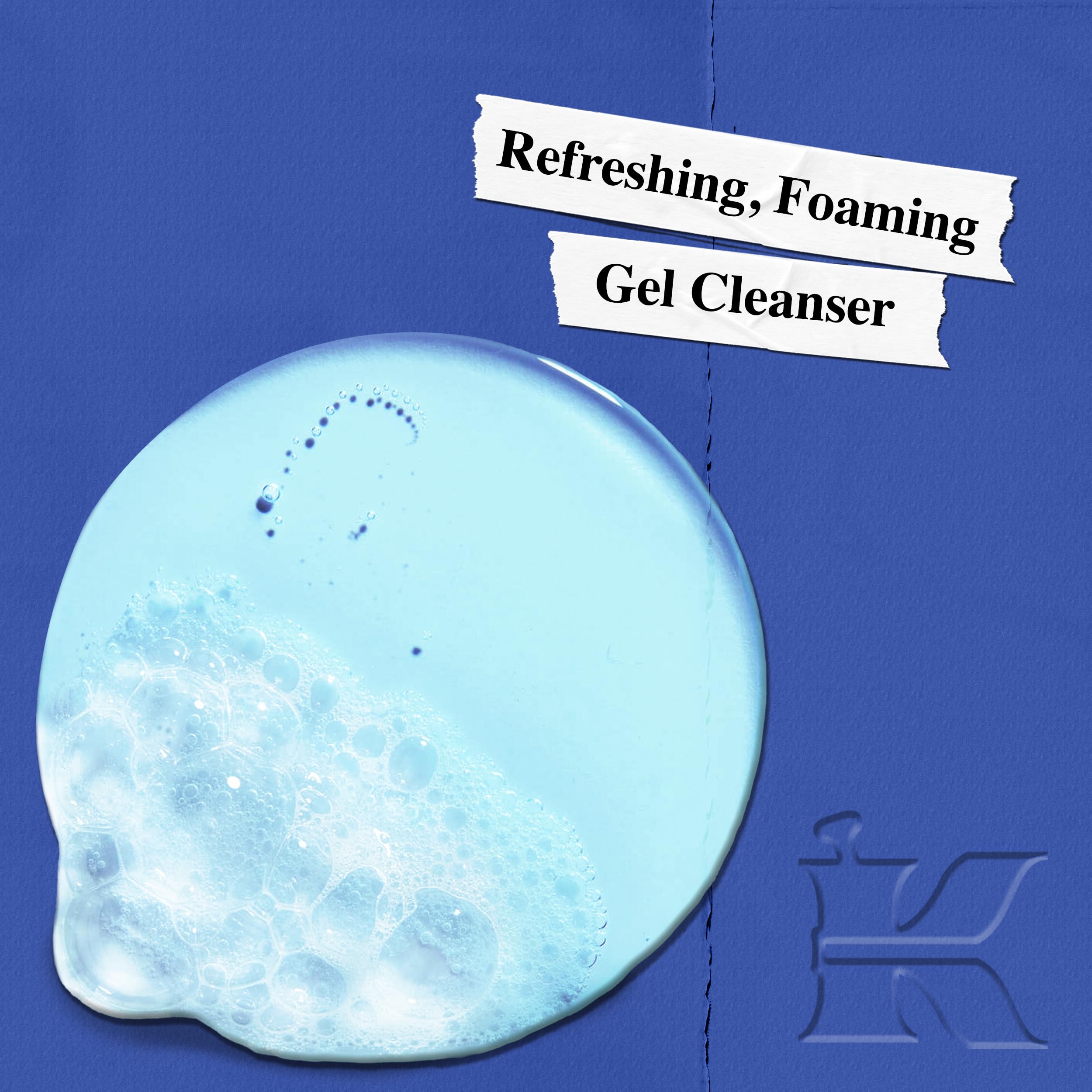Kiehl's Facial Fuel: etiqueta frontal informando cafeína y mentol para vitalidad.