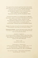 Kim Kardashian Gold notas de bergamota y florales para verano elegante.