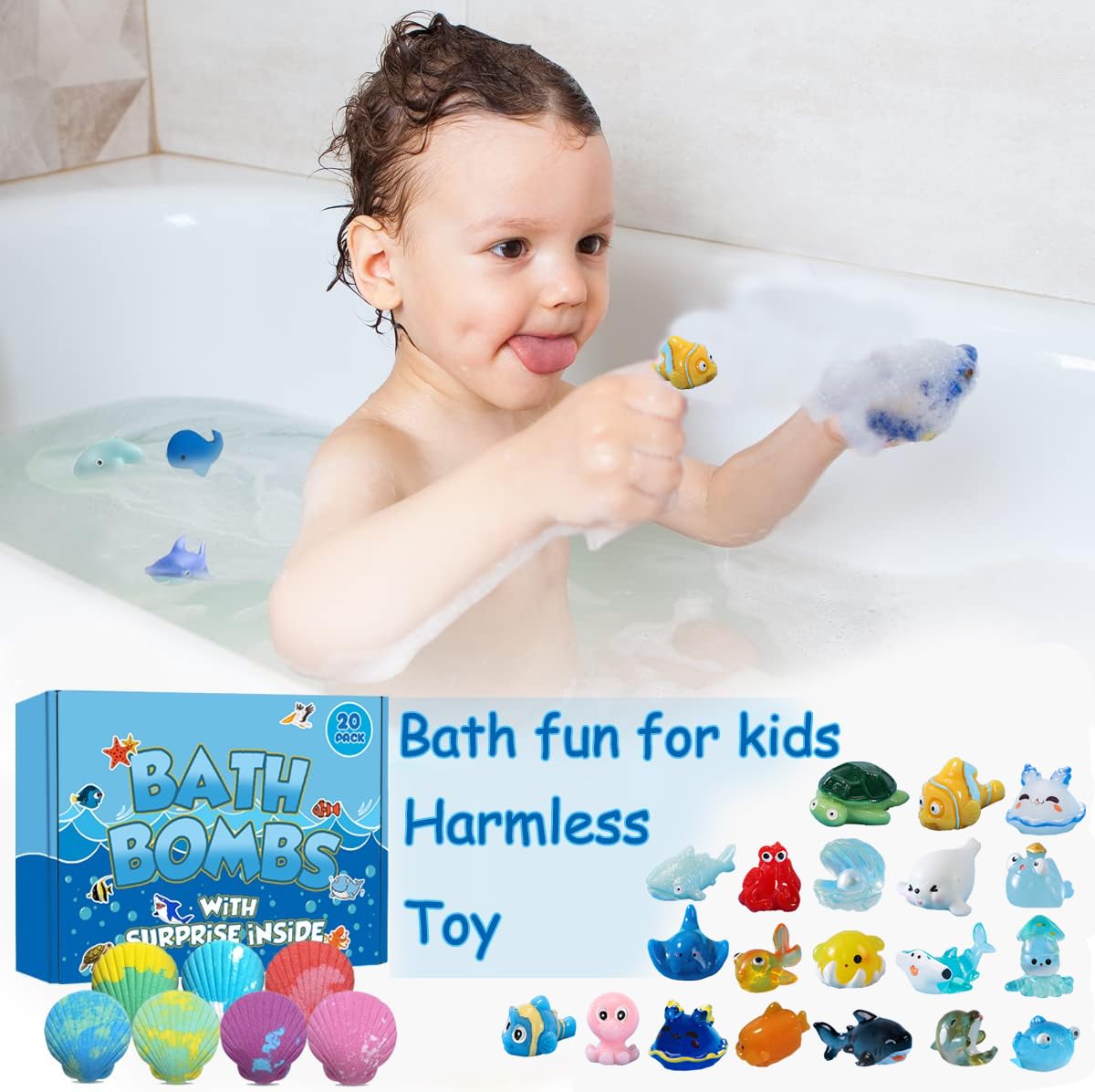 Empaque atractivo listo para regalo de las bombas de baño