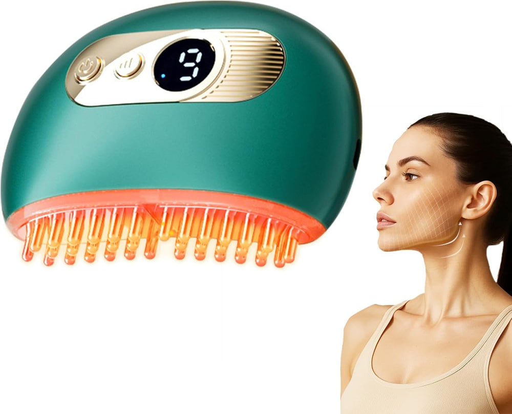 Kinbana contorno linfático facial para reducir hinchazón y iluminar la piel.