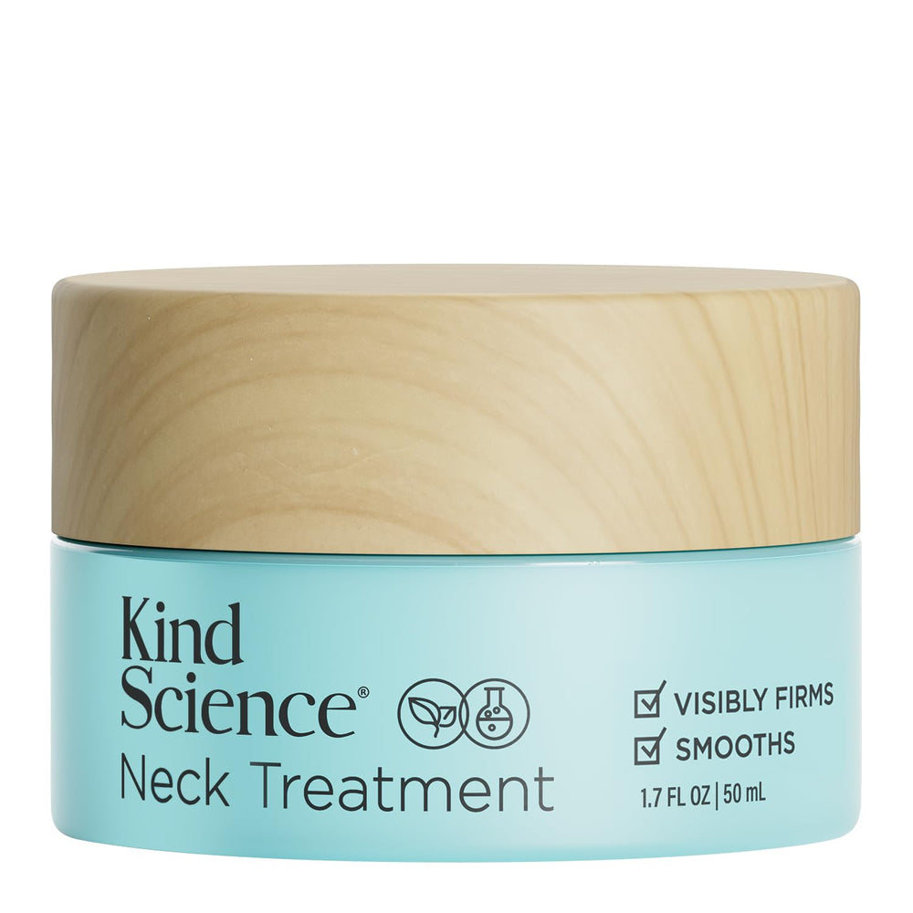 Kind Science Neck Treatment: bote para cuello con textura suave y fresca.