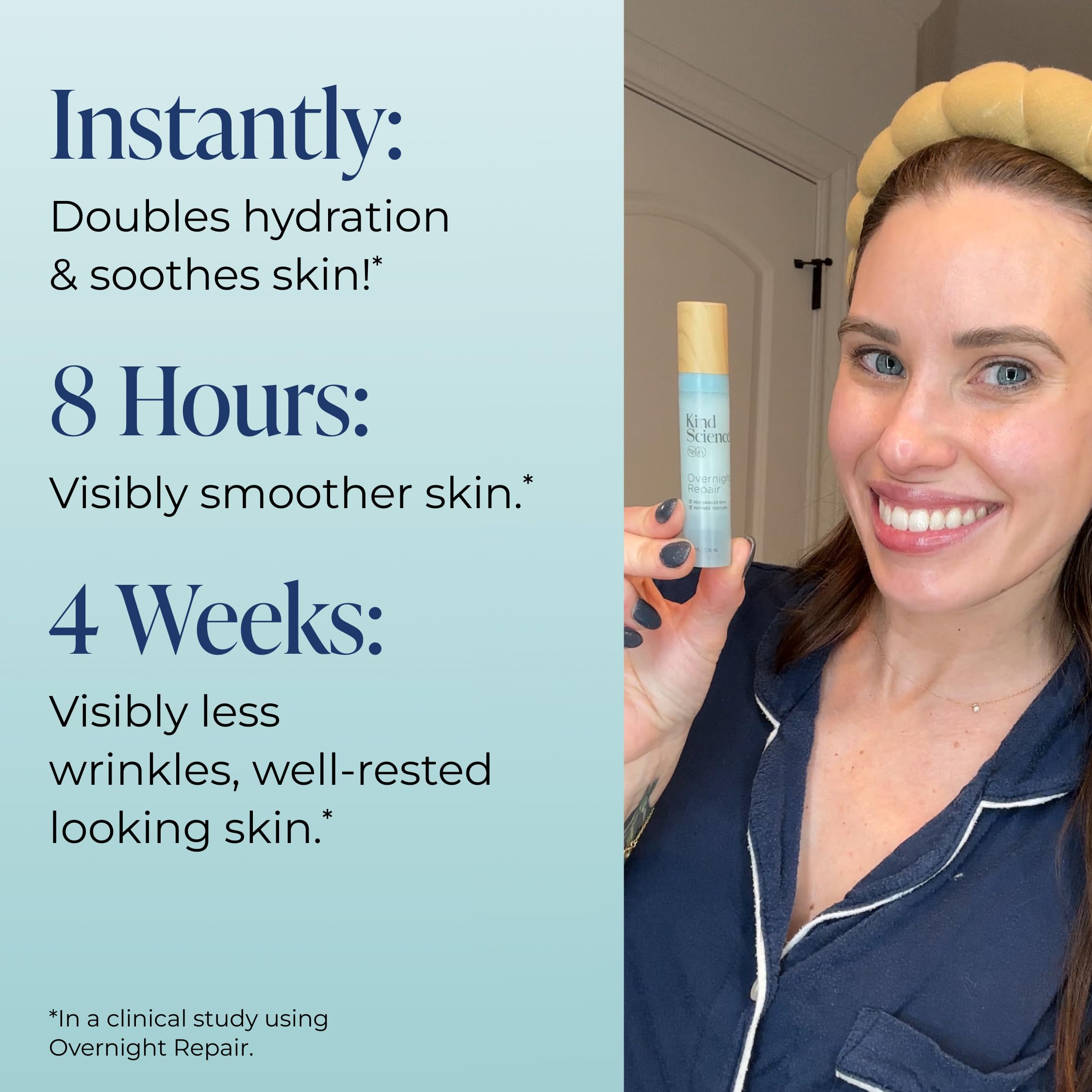 Manteca de karité hidrata con Kind Science Overnight Repair