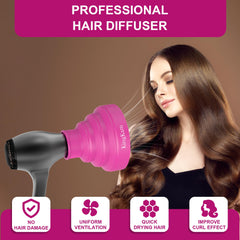 Difusor KingKam silicona rosa compacto para viaje y casa.