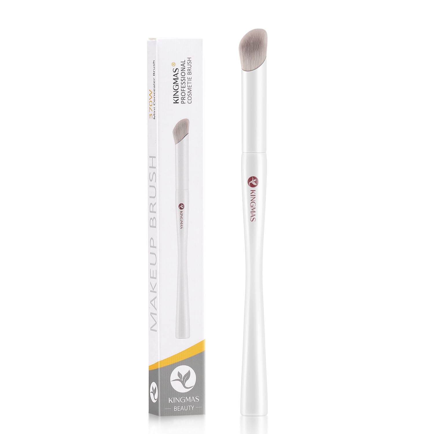 KINGMAS brocha corrector angulado para ojos, corrige ojeras y define el contorno bajo los ojos.
