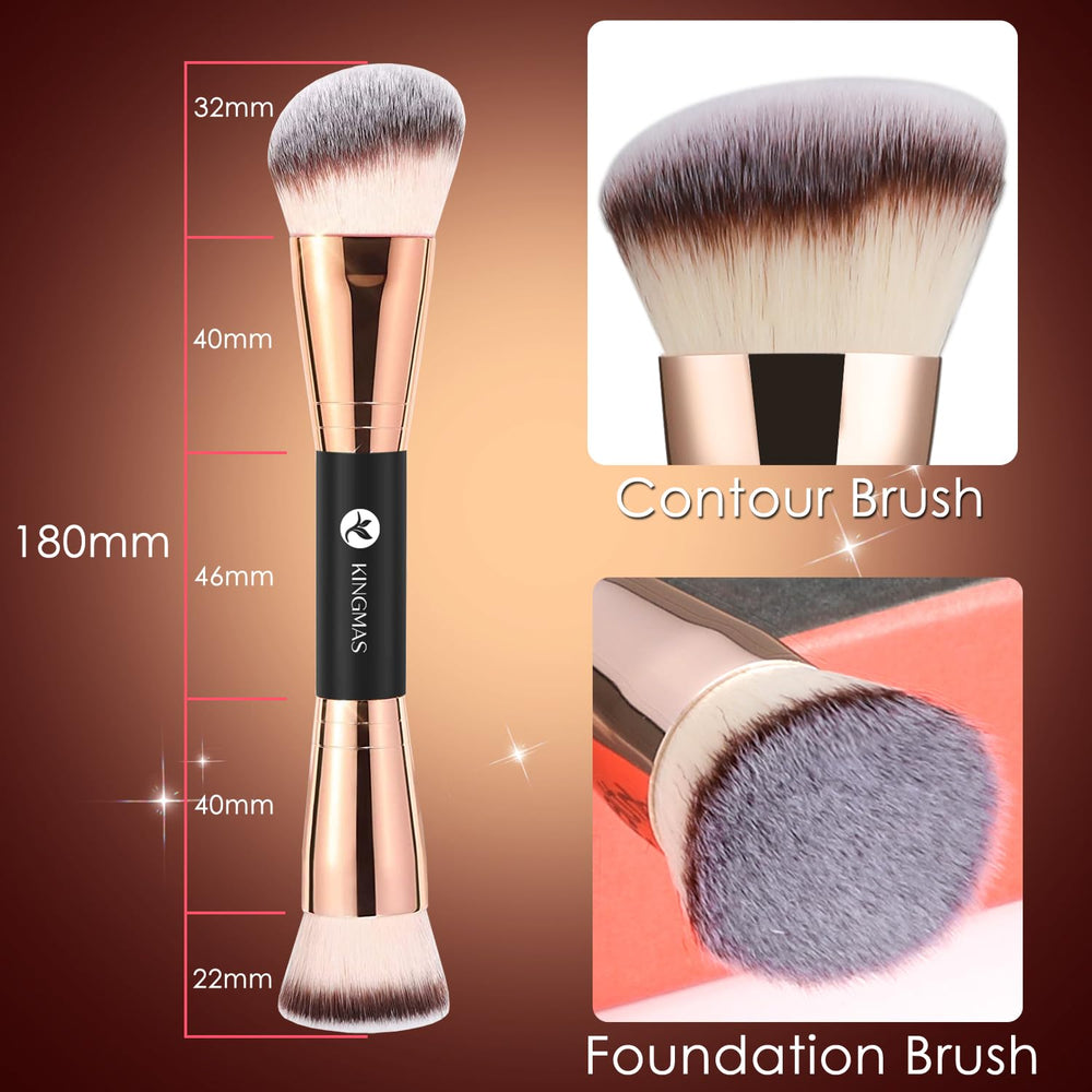 Uso multi-función para base, polvos, concealer y rubor.