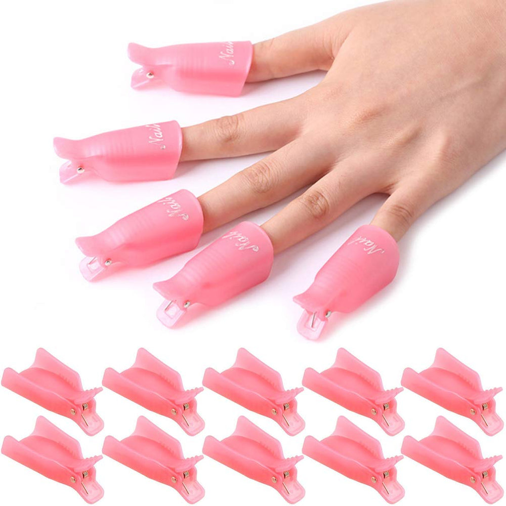 Kingmas clips retirador gel rosa, fáciles de usar para cambios rápidos