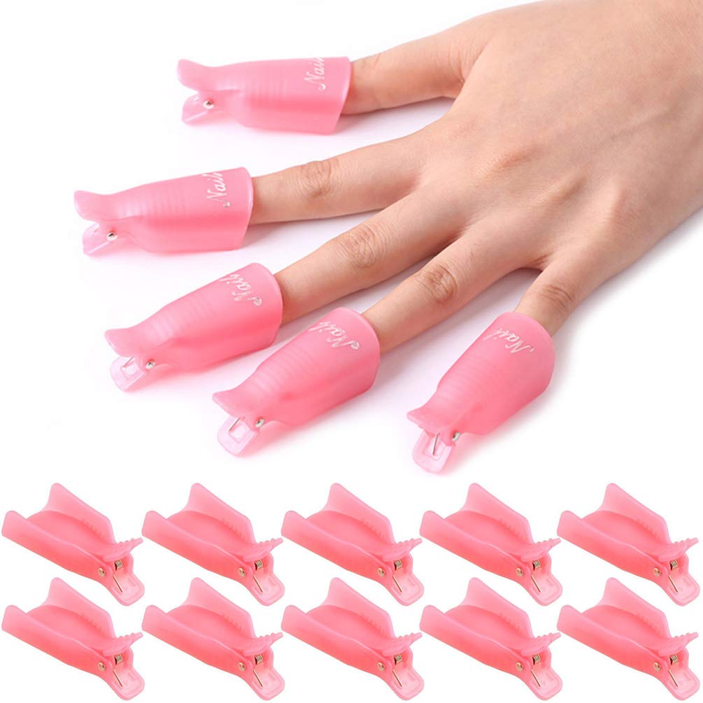 Kingmas clips retirador gel rosa, fáciles de usar para cambios rápidos