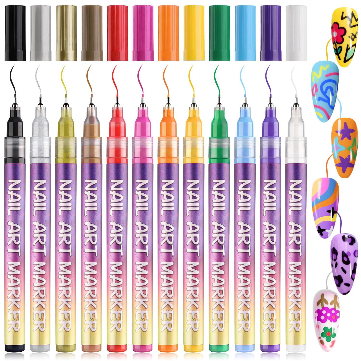 KINGMAS at-home salon vibe with precise, fast-drying markers.