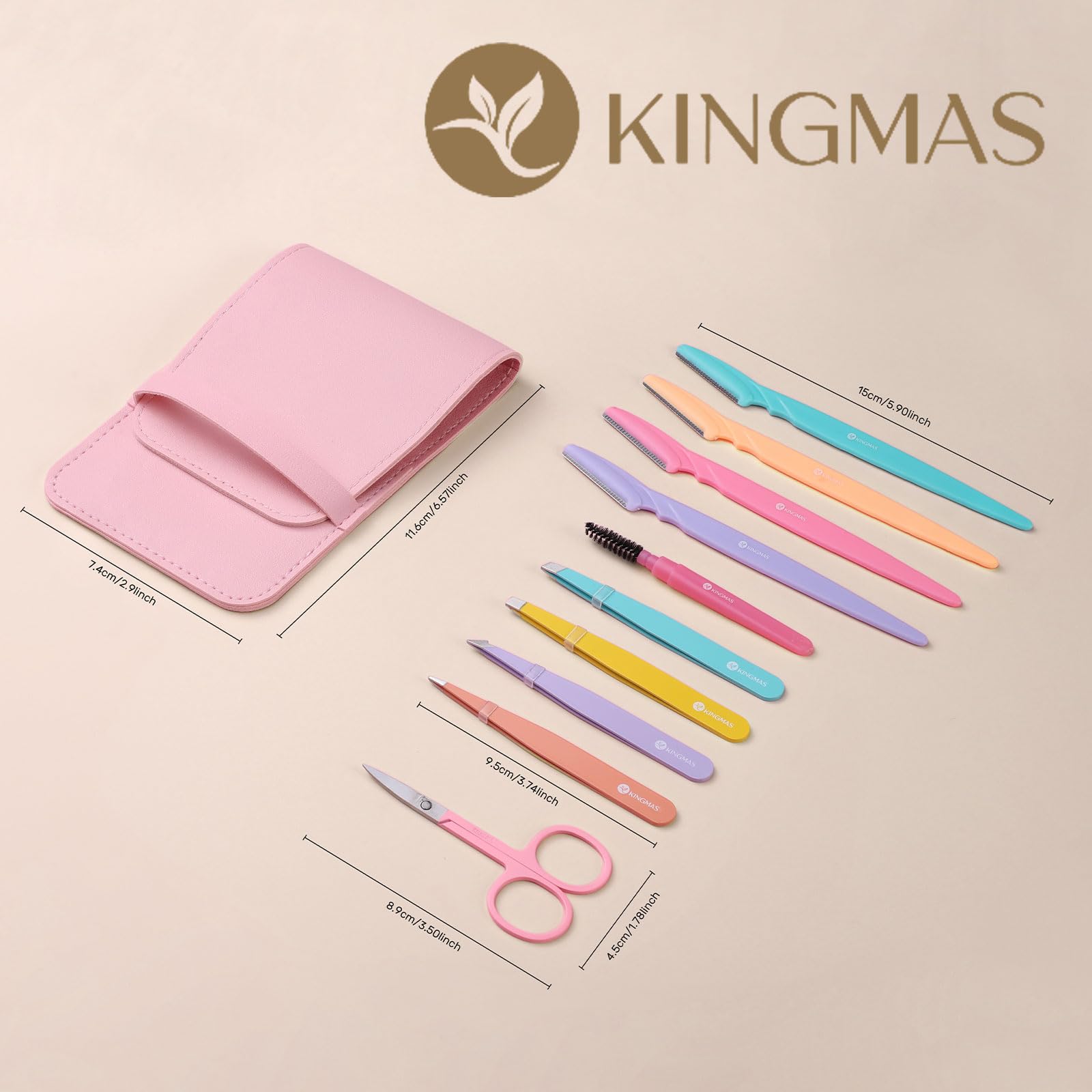 KINGMAS estuche cuero protección: transporte seguro y ordenado.
