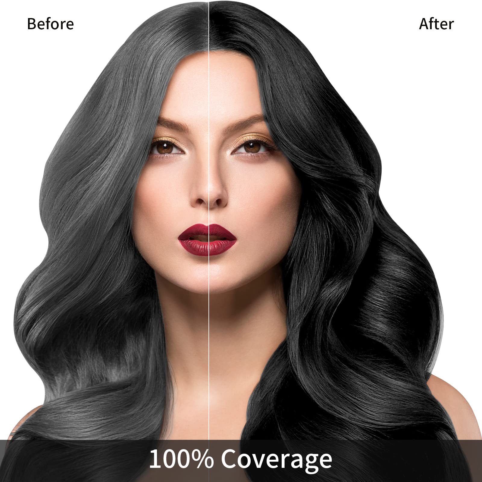 Aplicación de KINGMING en cabello seco para uso rápido
