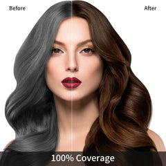 KINGMING Champú Color Canas Oscuro: aplicación fácil sin desorden en la ducha