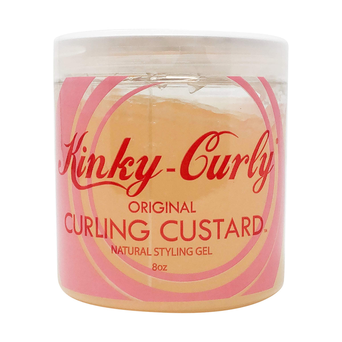Kinky Curly Curl Custard définition des boucles, démonstration avant-après