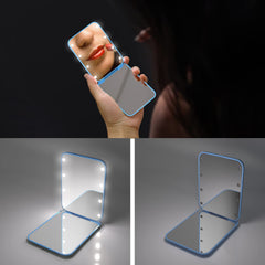 Espejo Kintion de doble cara con iluminación para ver detalles del rostro