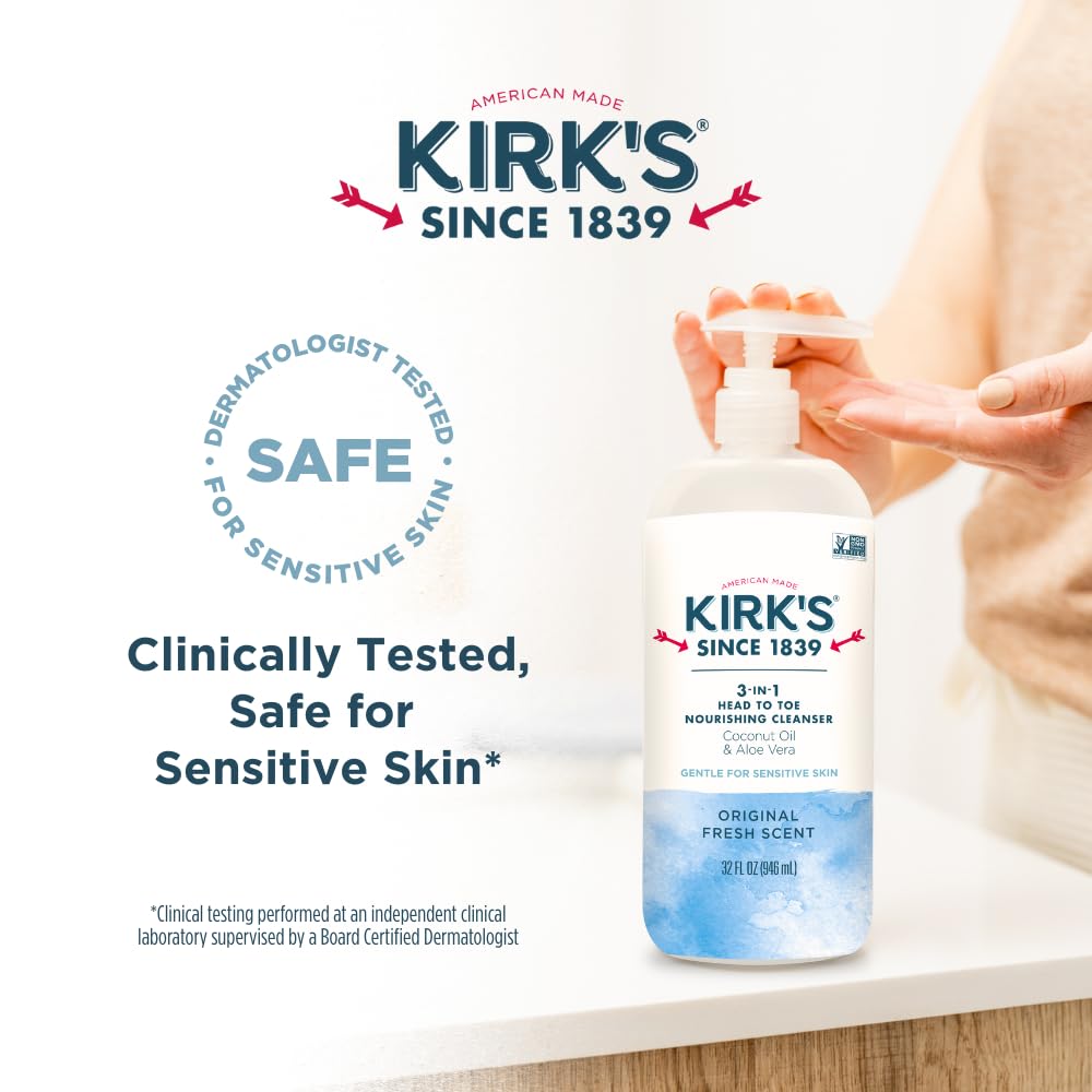 Kirk's vegano y no transgénico, opción responsable para el cuidado diario.