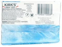 Kirk's Jabón de Castilla Original, uso-manos, limpieza suave para manos.