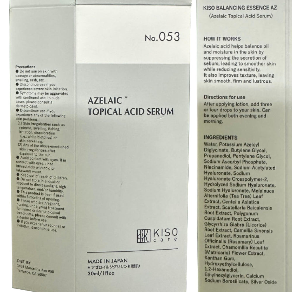 KisoCare Rutina de cuidado facial: complemento ideal para régimen diario.