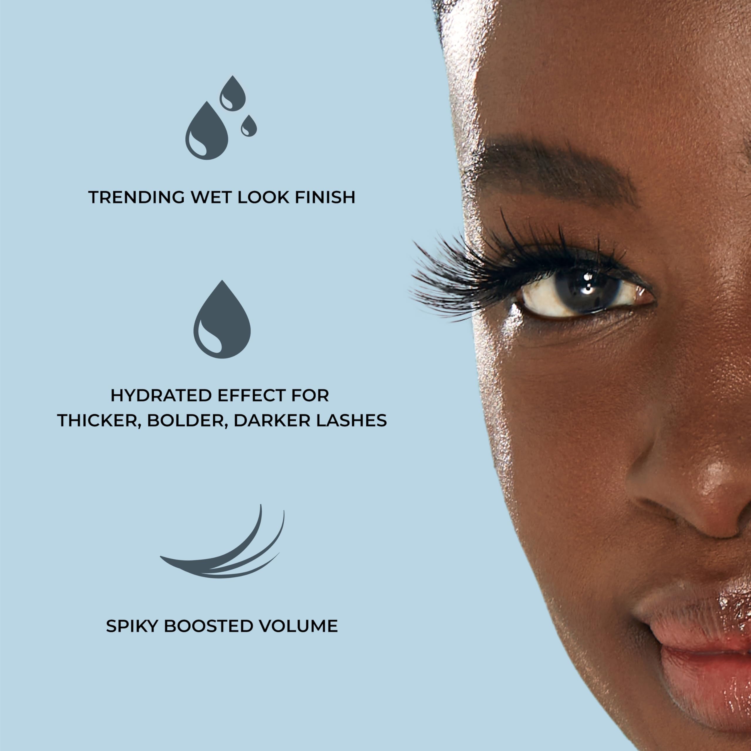 Aplicación fácil con KISS Lash Drip para looks cotidianos.