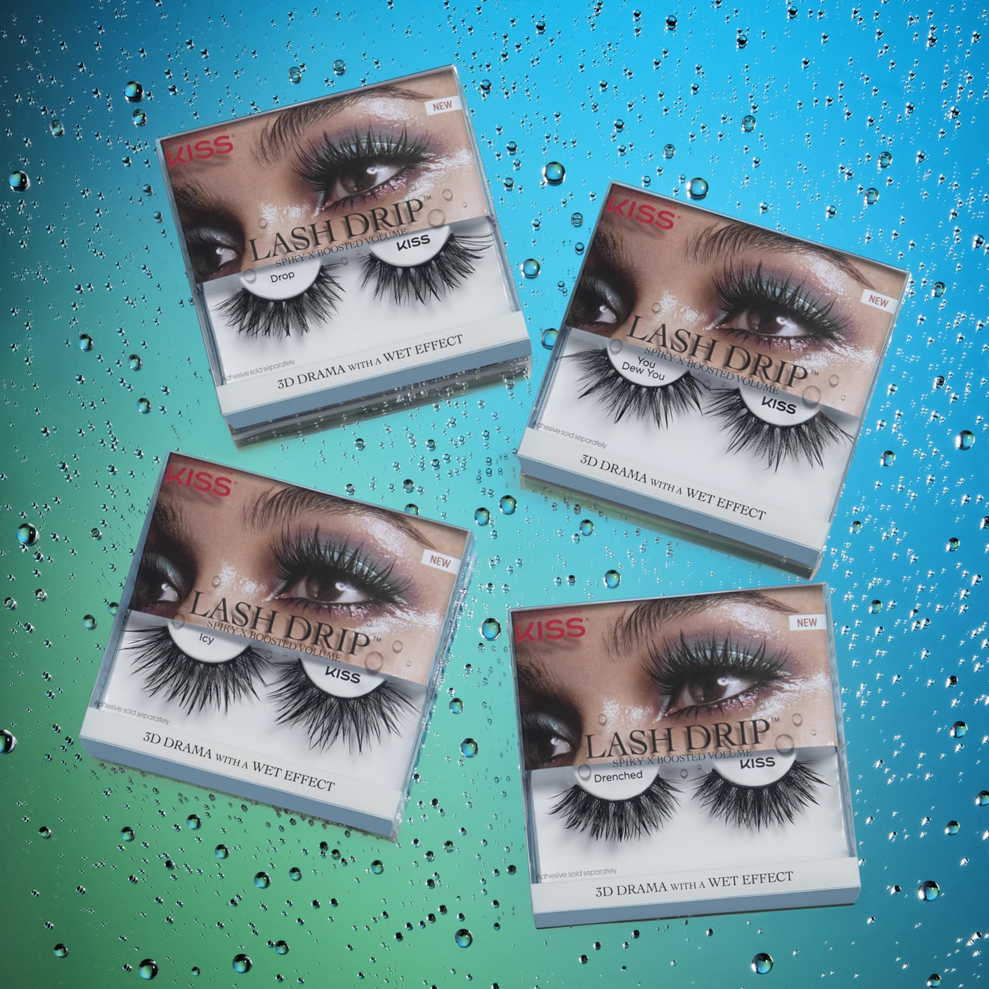KISS Lash Drip reutilizable hasta 10 veces.