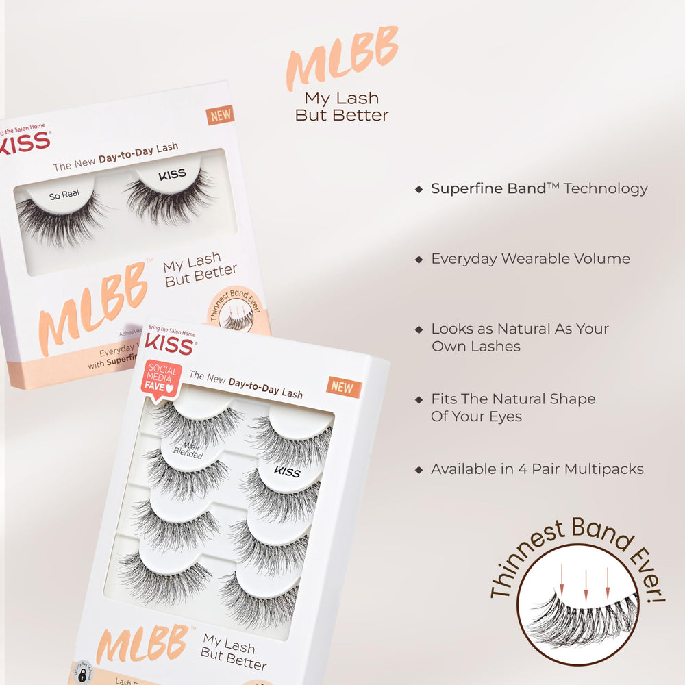 KISS Mis Lash All Mine, reutilizable con cuidado para varios looks.