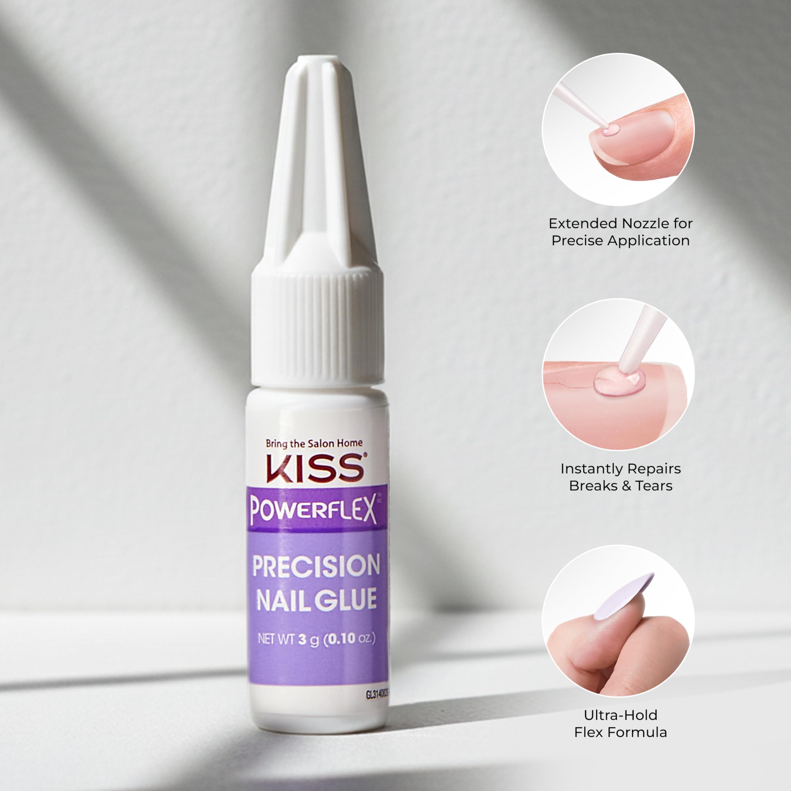 KISS Powerflex, boquilla extendida para aplicación uniforme y sin excedentes.