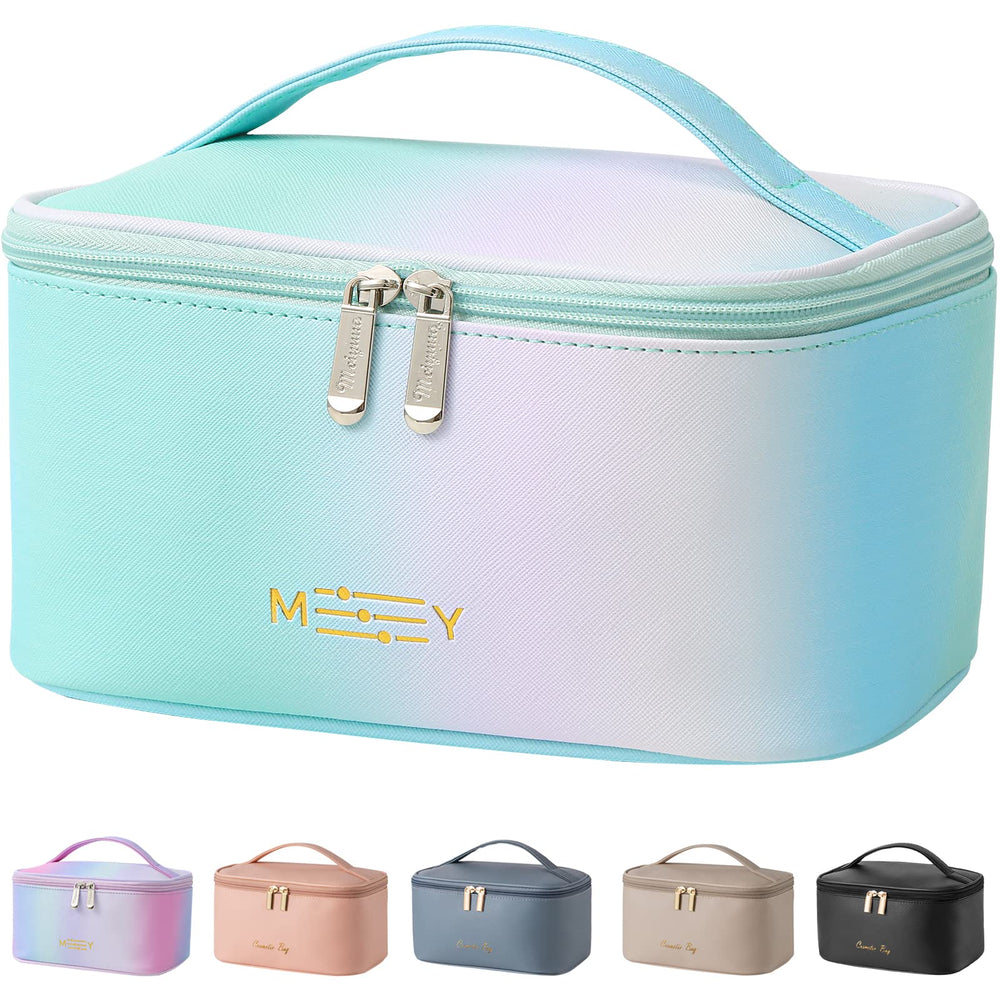 KITENROM bolsa maquillaje portátil con mango para viajar y organizar productos