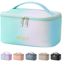 KITENROM bolsa maquillaje portátil con mango para viajar y organizar productos