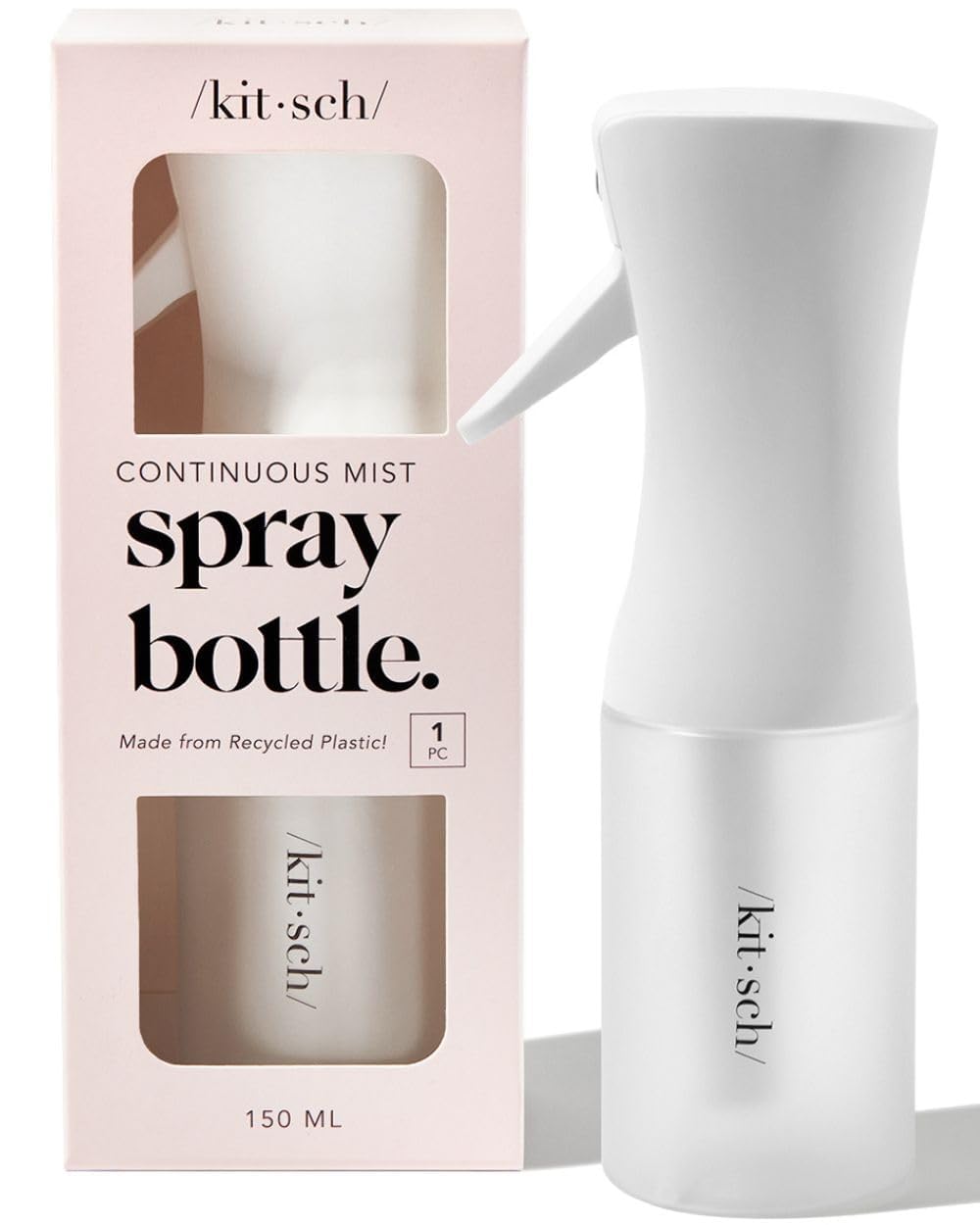 Kitsch botella pulverizadora continua para cabello, niebla suave para peinado preciso.