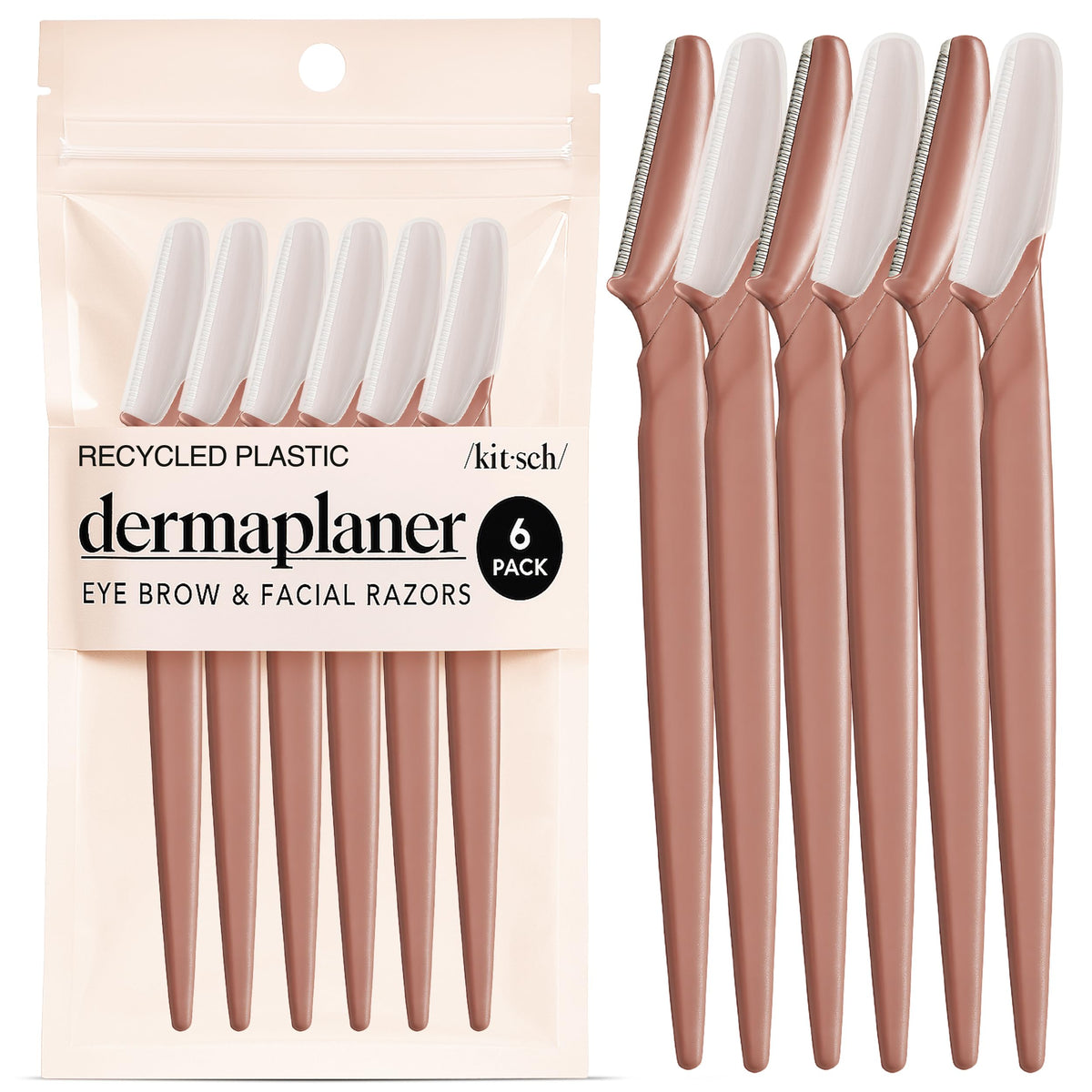 Cuchilla facial de Kitsch Dermaplane para exfoliar suavemente la piel