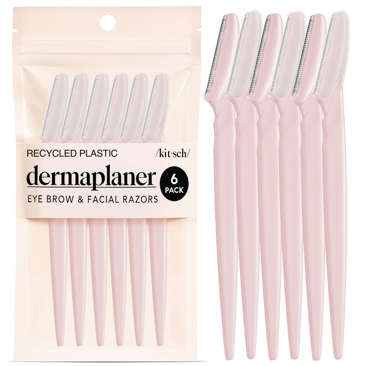 Kitsch Dermaplane Razor para rostro con exfoliación suave y piel más lisa