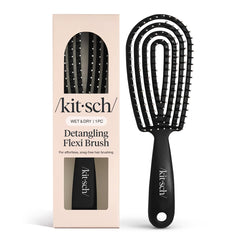 Kitsch Desenredante con marco flexible para peinar suavemente y reducir tirones.