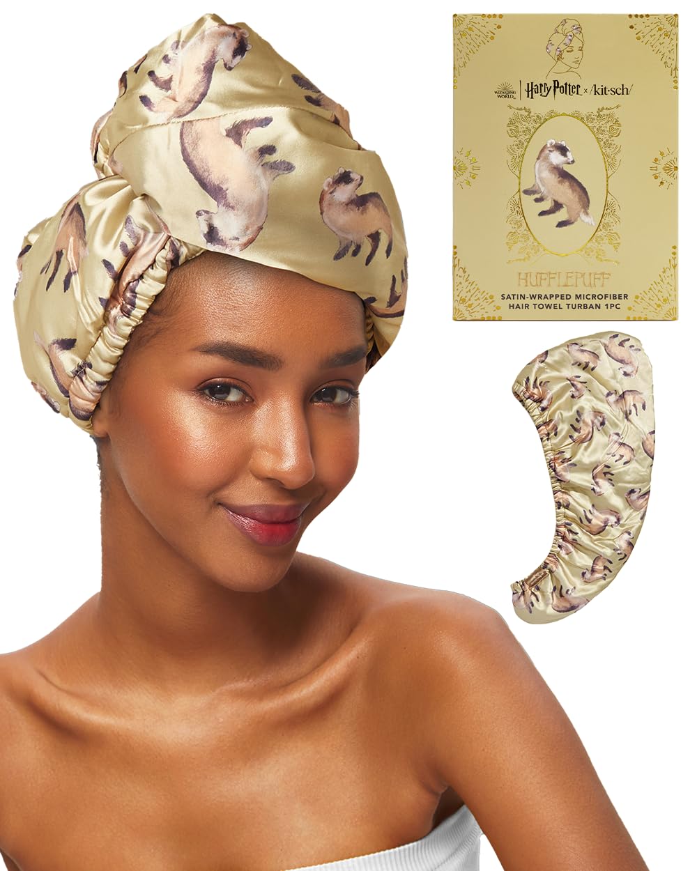 Turbante de cabello Kitsch Harry Potter para uso diario.