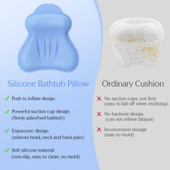 Almohada Kixcvdm compatible con tinas de diversas formas