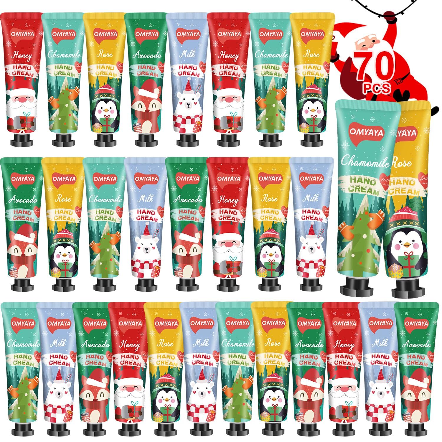 KIYTARBOO set navideño de cremas de manos, regalo y cuidado suave