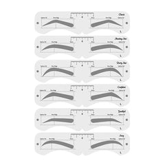 KKPLZZ Molde cejas 24 formas, ofrece contorno preciso para cada rostro.