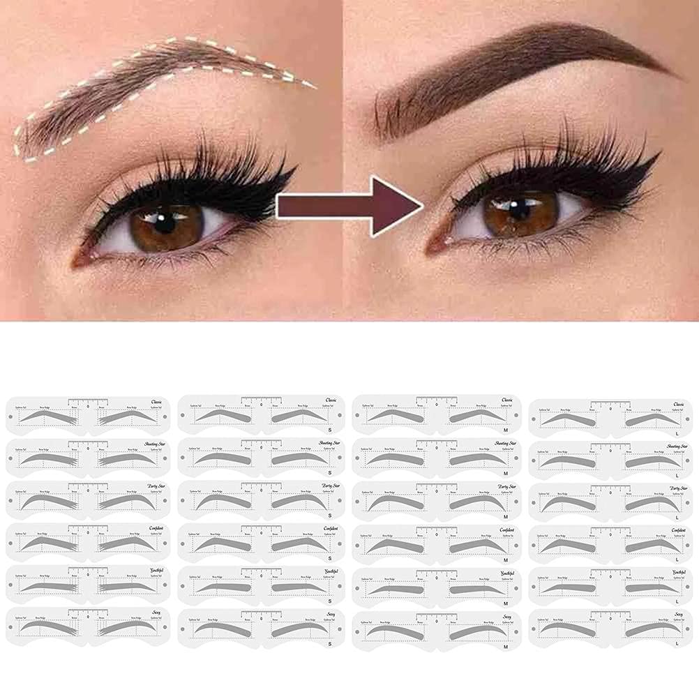 KKPLZZ Molde cejas, contorno rápido en minutos para estilo diario.