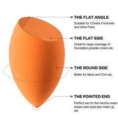 KNEEDARKYEAR esponjas con diseño ergonómico para ojos y nariz.