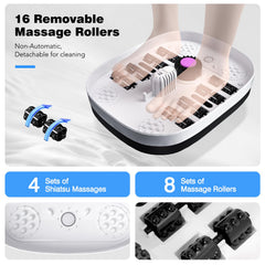 KNQZE spa de pies con control remoto para ajustes fáciles