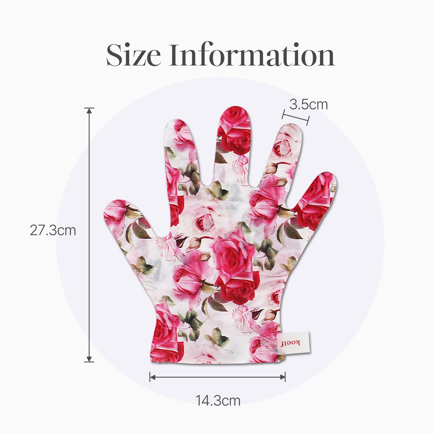 Koelf PETITFEE aroma a rosas para manos, experiencia relajante