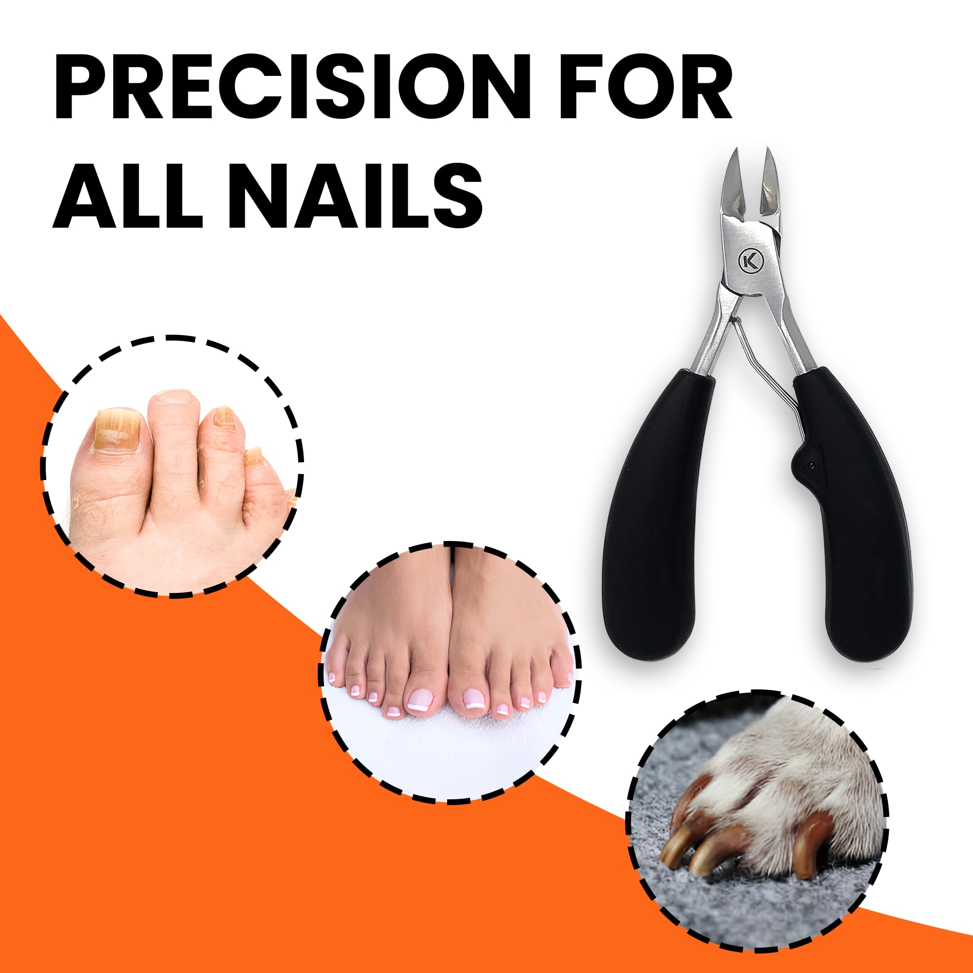 KOHM senior-friendly grip supports comfortable grooming sessions