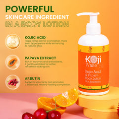 Koji White hidratacion-piel-suave: crema corporal que ayuda a mantener la piel humectada.