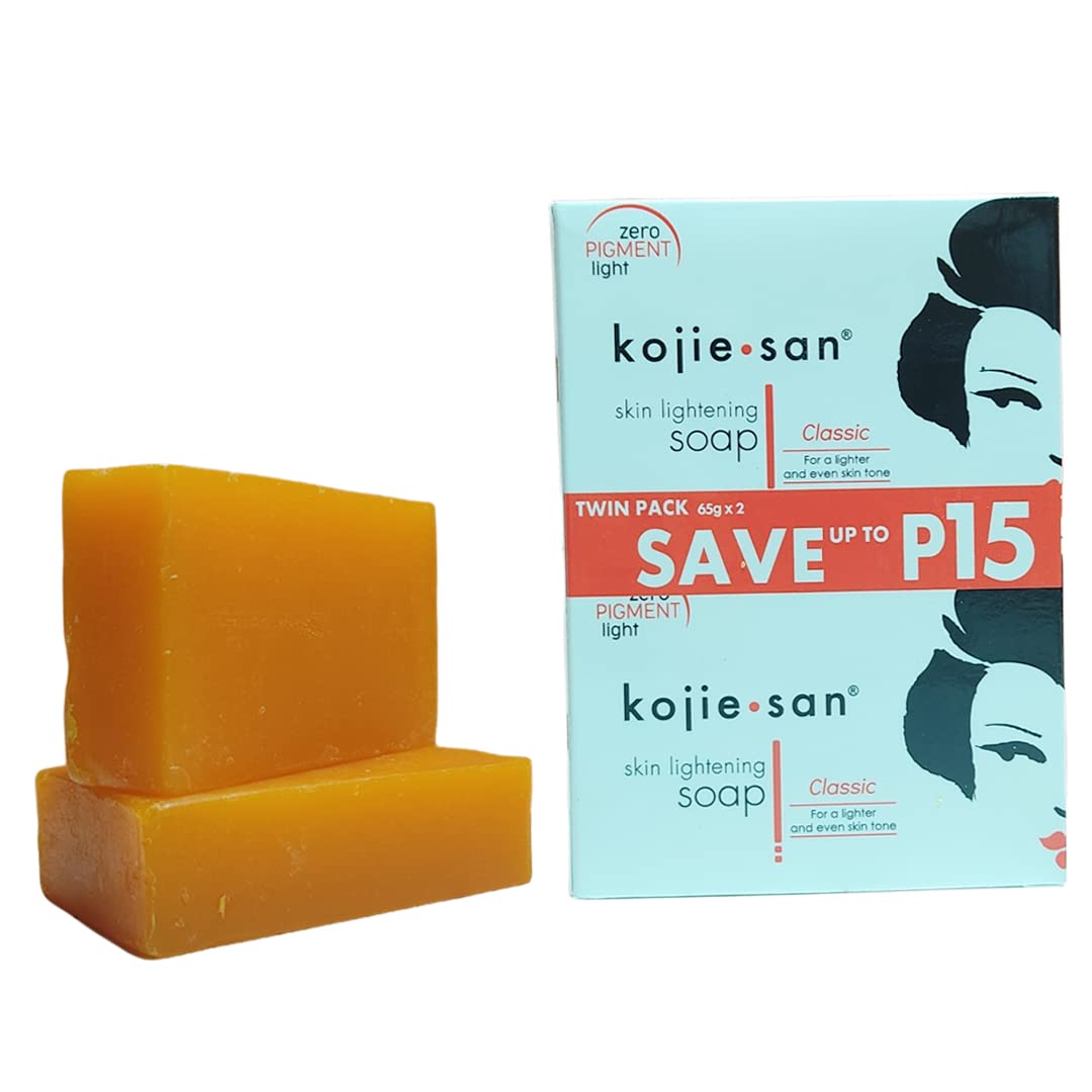 Empaque Kojie San para ducha, barra suave y fácil de manejar.