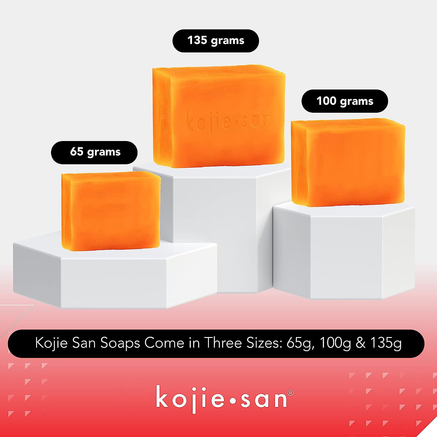 Caja de Kojie San con 6 barras listas para rostro y cuerpo.