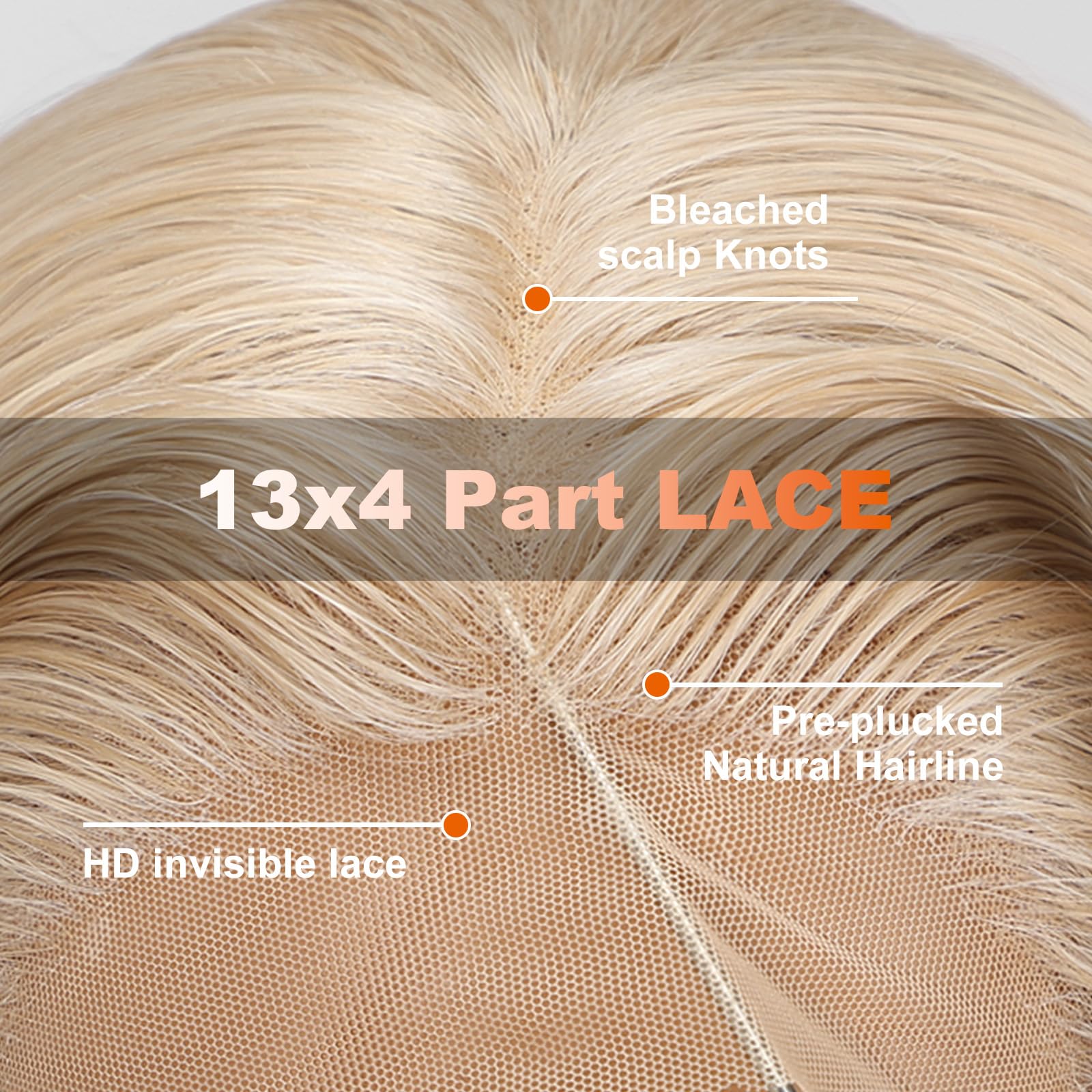 Tecnología 3D de cabello de KOME para bordes suaves y aspecto natural.