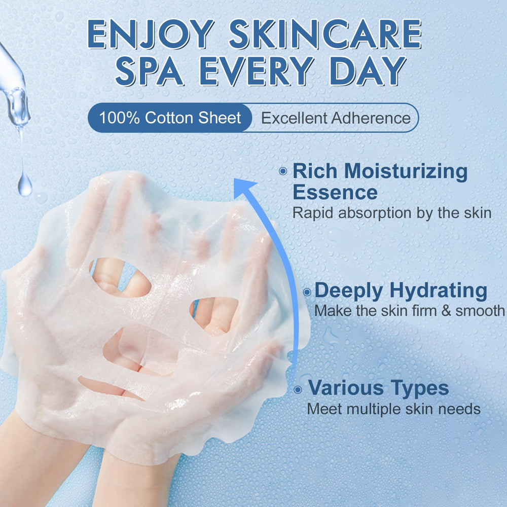 KONEUK mascarilla facial con aloe y granada, nutrición suave
