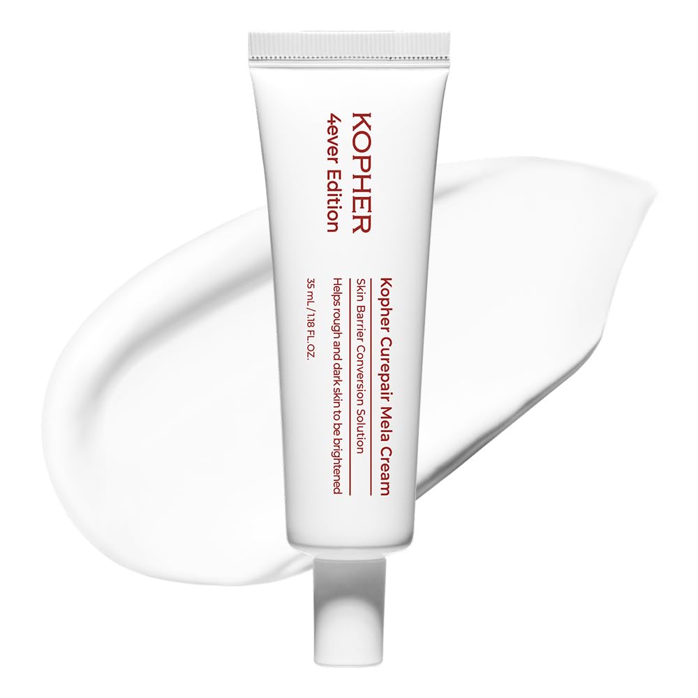 Kopher Curepair Mela Crema Edición 4ever en bote, hidratación suave para piel sensible.
