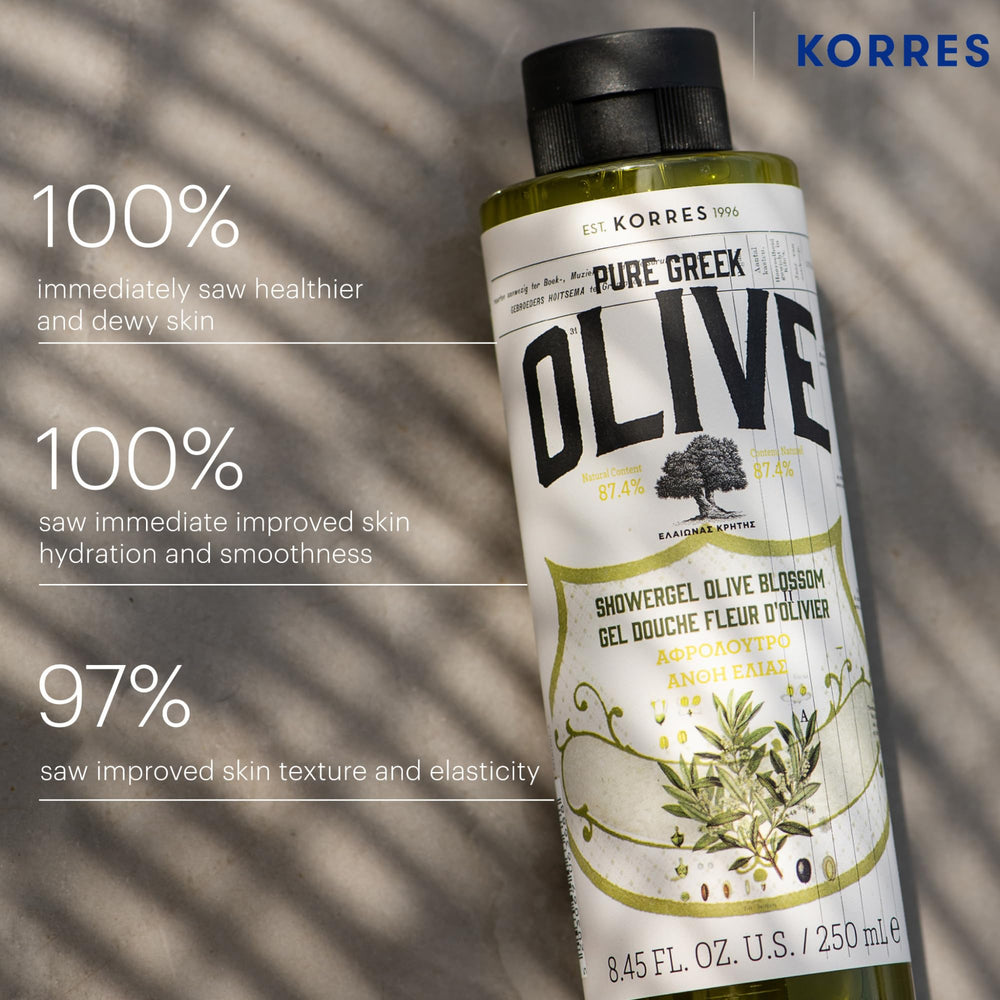 KORRES Ingrédients huile d'olive grecque et nutriments essentiels