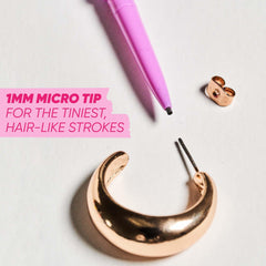 Kosas Brow Pop Nano requires no sharpening for precise, consistent lines.