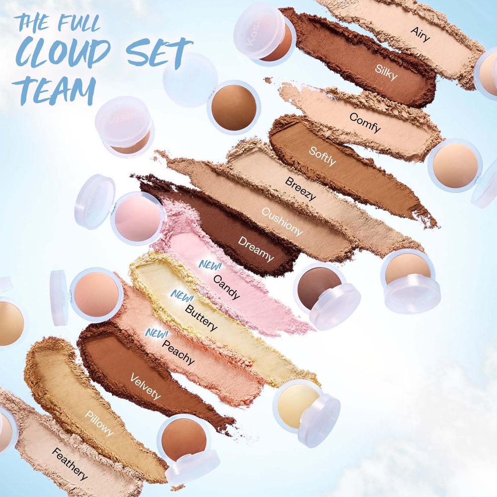 Kosas Cloud Set sin talco y sin silicona, fórmula limpia y vegana.