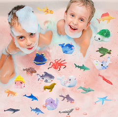 Kottke Shark Bath Bombs eight-pack for colorful, kid-friendly baths.