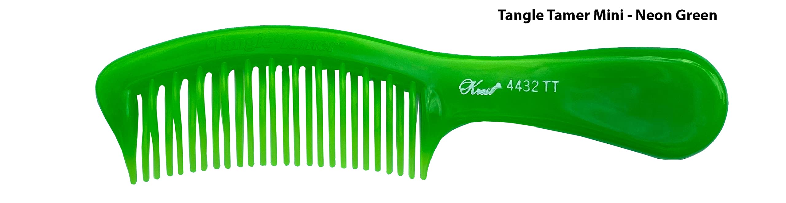 Krest cepillo curvo dientes turquesa facilita desenredo del cabello rizado
